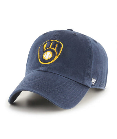 Brewers Hat 47' Clean Up Adjustable Navy Blue