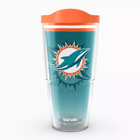 Dolphins 24oz Forever Fan Tervis w/ Lid