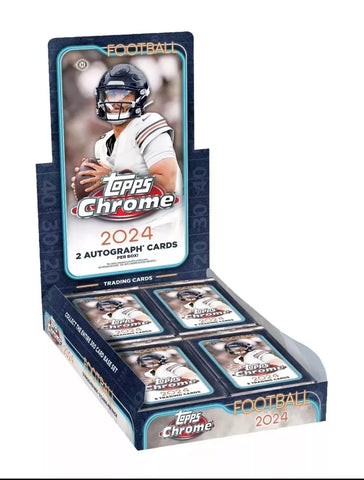 2024 Topps Chrome NFL Hobby Box