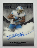Lions D'Andre Swift 2021 Panini Black No.MS-DS #45/50 Autographed Single Card