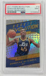 Jazz Donovan Mitchell 2017-18 Panini Revolution No.10 PSA Graded 9 Rookie Single Card