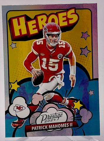 Chiefs Patrick Mahomes 2024 Panini Prestige H2 No.10 Single Card