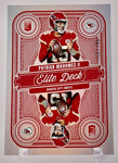 Chiefs Patrick Mahomes 2025 Panini Donruss Elite No.1 #752/799 Single Card