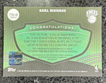 Knicks Earl Monroe 2007 Topps Triple Threads No.TTRA-48 #14/18 Emerald Autographed Relic Single Card