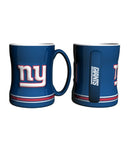 Giants 14oz Coffee Mug Relief NFL