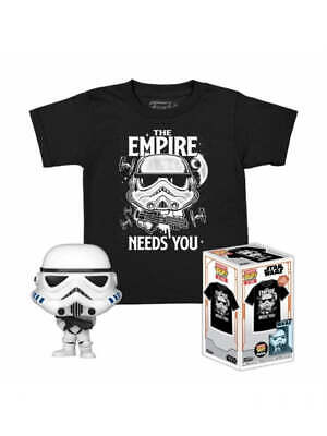 Funko Pop Vinyl & Tees - Star Wars - Stormtrooper Large
