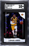 Lakers Lebron James 2021 Panini Father's Day No.BKI1 #37/50 SGC Graded 10 Single Card