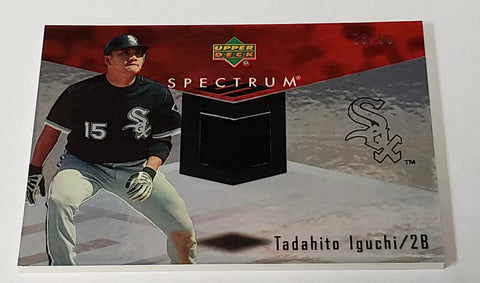 White Sox Tadahito Iguchi 2007 Upper Deck #23/50 Game Used Single Card