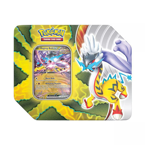 Pokemon Paradox Destinies Tin - Raging Bolt