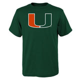 Miami Hurricanes Kids Shirt Primary Logo Cotton