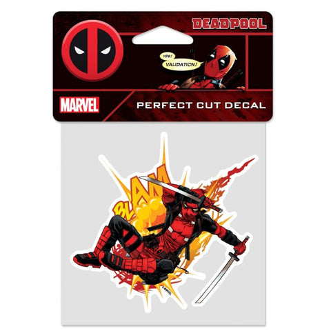 Deadpool Marvel 4x4 Decal Swords