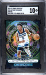 Timberwolves Anthony Edwards 2023-24 Panini Obsidian No.25 #25/25 Orbital Green Etch SGC Graded 10 Single Card