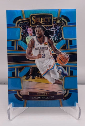 Thunder Cason Wallace 2023-24 Panini Select No.88 #093/299 Concourse Rookie Single Card