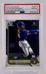 Brewers Jackson Chourio 2022 Bowman No.BCP-79 1st Bowman PSA Graded 10 Single Card