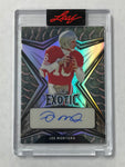 49ers Joe Montana 2022 Leaf Exotic No.EA-JM1 2/3 Autographed Single Card