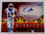 Panthers Xavier Legette 2024 Topps Midnight No.RHS-XL #38/75 Autographed Rookie Single Card