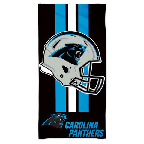 Panthers Beach Towel 30" x 60" Fiber NFL