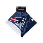 Patriots Home/Away 2-Pack Pet Bandana Set Large