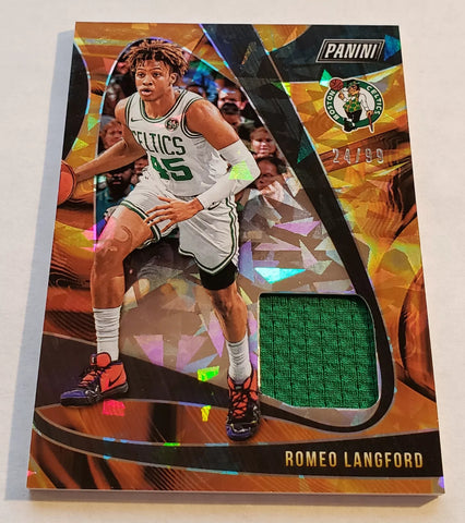 Celtics Romeo Langford 2019-20 Panini Player of the Day #24/99 Single Card