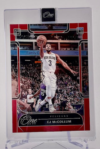 Pelicans CJ McCollum 2023-24 Panini One & One No.42 #03/15 Single Card