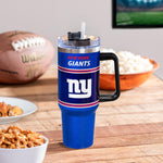 Giants 40oz Stainless Steel Canyon Cup w/ Straw NFL