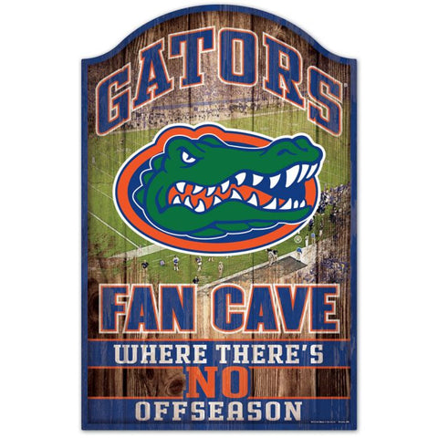 Gators Wood Sign 11x17 Fan Cave