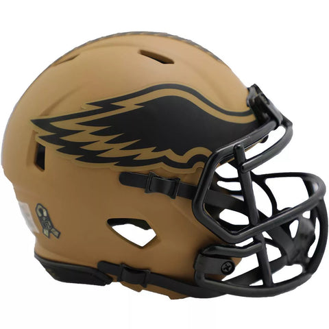 Eagles Mini Helmet Speed Salute to Service 2023
