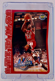 Bulls Michael Jordan 1997 Upper Deck Authenticated 11-Time All Star #0532/5000 Jumbo Single Card