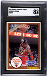 Bulls Michael Jordan 1990 Kenner Starting Lineup "Brown" SGC Graded 8 Single Card (9421860)