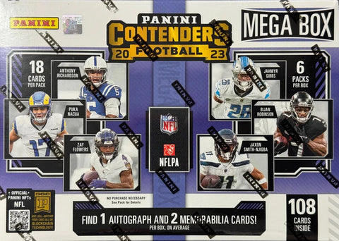 2023 Panini Contenders NFL Hobby Mega Box