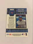 Blue Jays Vernon Wells 2003 Leaf Certified #04/100 Mirror Blue Relic Single Card