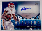 Chiefs Larry Johnson 2024 Topps Midnight No.HZS-LJ #20/25 Autographed Single Card