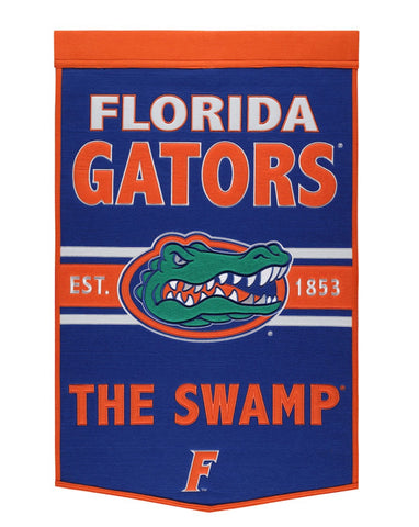 Gators 24"x38" Wool Banner Slogan