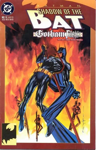 Batman: Shadow of the Bat Issue #15 August 1993 Comic Book