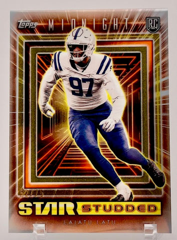 Colts Laiatu Latu 2024 Topps Midnight No.SS-8 Rookie Single Card