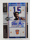 Knicks Earl Monroe 2010 Panini America-Limited #10 42/99 Autographed Single Card