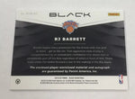 Knicks RJ Barrett 2019-20 Panini Black #48/49 Autographed Duel Relic Rookie Single Card