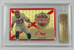 Alabama Evan Neal 2022 Leaf Metal Draft Pre-Production 1/1 Autographed Rookie Single Card