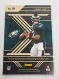 Eagles Jalen Hurts 2020 Panini Gold Standard FOTL #19/22 Autographed Relic Rookie Single Card