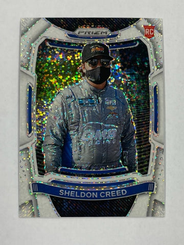 Sheldon Creed 2021 Panini Prizm No.56 White Sparkle Rookie Single Card