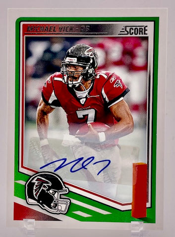 Falcons Michael Vick 2025 Panini Score No. 256 Autographed Single Card