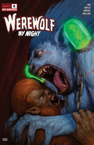 Werewolf by Night: Red Band Issue #6 January 2025 Cover A Polybagged Comic Book