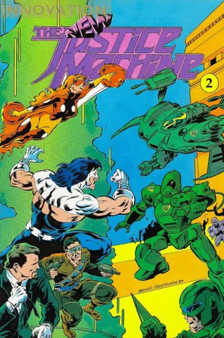 New Justice Machine Issue #2 December 1989 Comic Book