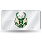 Bucks Laser Cut License Plate Tag Silver