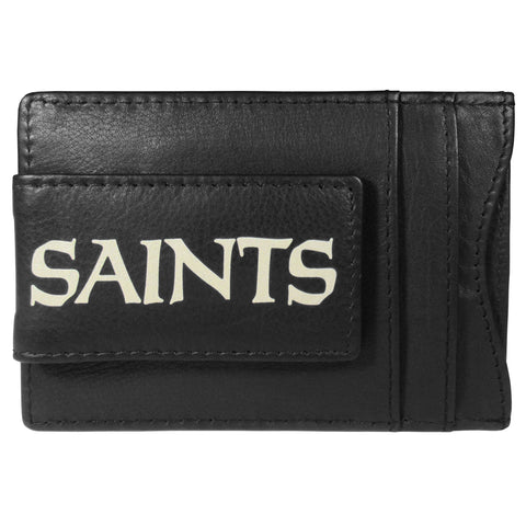 Saints Leather Cash & Cardholder Magnetic Name