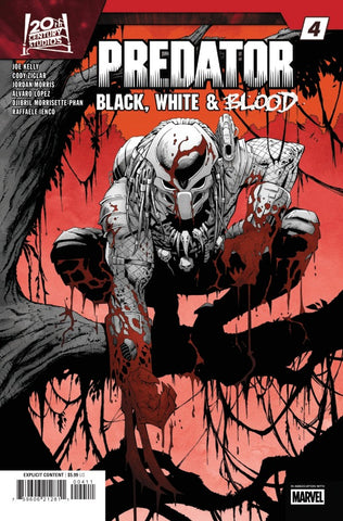 Predator Black, White & Blood Issue #4 October 2025 Cover A Comic Book