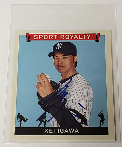 Yankees Kei Igawa 2007 Upper Deck Sports Royalty Autographed Single Card