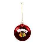 Blackhawks Ornament Blown Glass Bulb