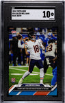 Bears Caleb Williams 2024 Topps Now No.14 #30/49 SGC Graded 10 Rookie Single Card