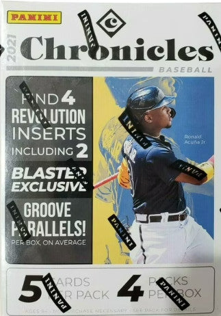 2021 Panini Chronicles MLB Blaster Box